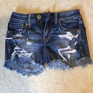 America eagle super stretch midi shorts